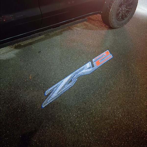 Chevrolet Silverado LED Puddle Lights – Emblem Design - Image 4