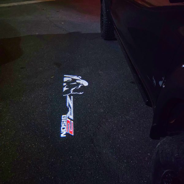 Chevrolet Silverado LED Puddle Lights – Emblem Design - Image 8