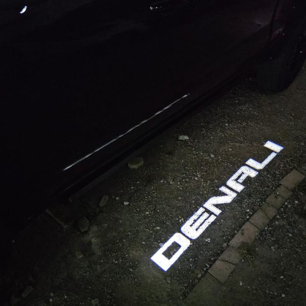 GMC Sierra LED Puddle Lights – Emblem Design - Image 2