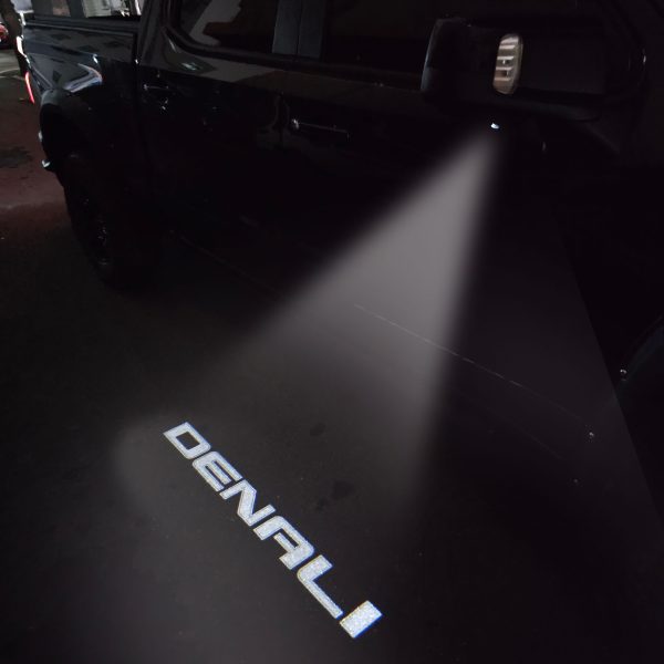 GMC Sierra LED Puddle Lights – Emblem Design - Image 3