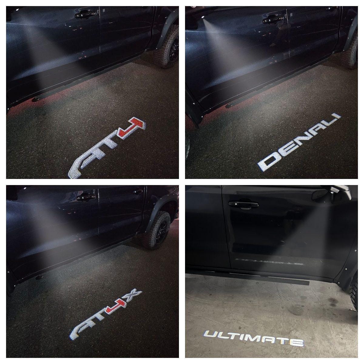 GMC Sierra LED Puddle Lights – Emblem Design